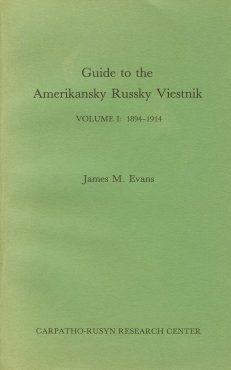 Amerikansky Russky Viestnik, vol. 1